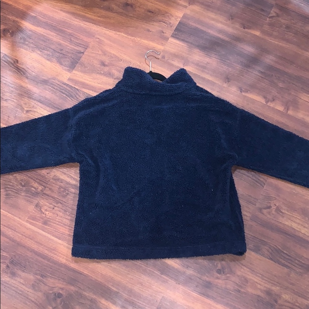 J. Crew Navy Sherpa Pullover - Picture 6 of 6
